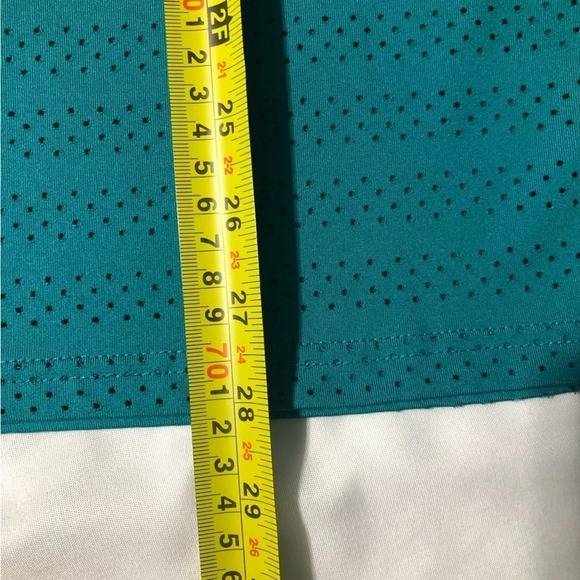 Zyia Active Chill Perforated Breathable Long Sleeve Teal  Top Size 12 - Picture 6 of 8